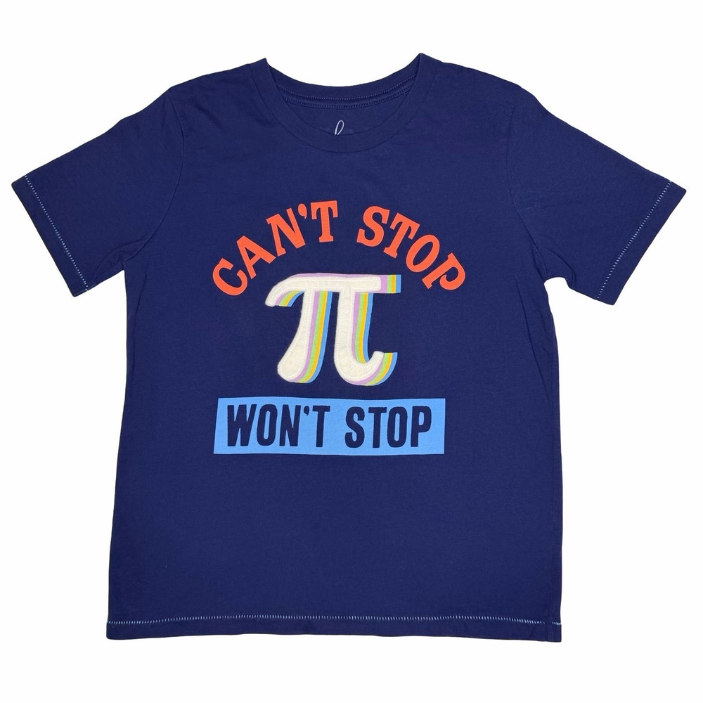Peek Pi Can't Stop Won't Stop Appliqué Front And Back Print Tee